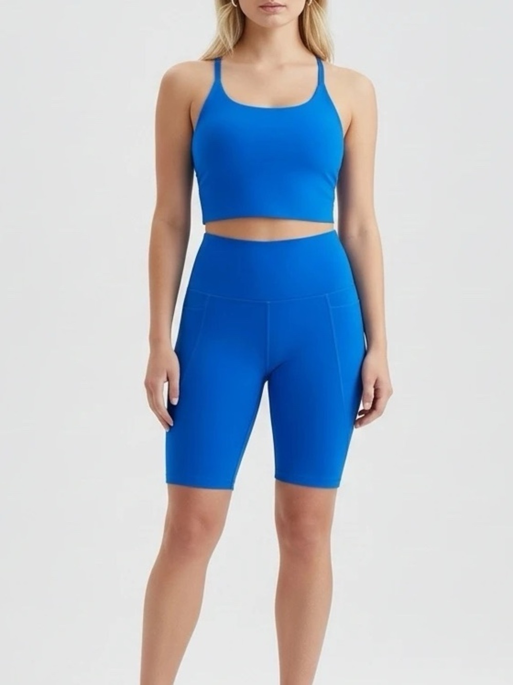 Old Navy Blue Workout Short Set